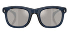 Moncler ME6034 Noirr 30206G 51 - Shiny Transparent Dark Blue / Mirrored Silver #id:me603430206g_s:102100