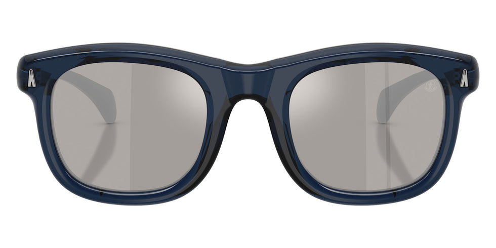 Moncler ME6034 Noirr 30206G 51 - Shiny Transparent Dark Blue / Mirrored Silver #id:me603430206g_s:102100