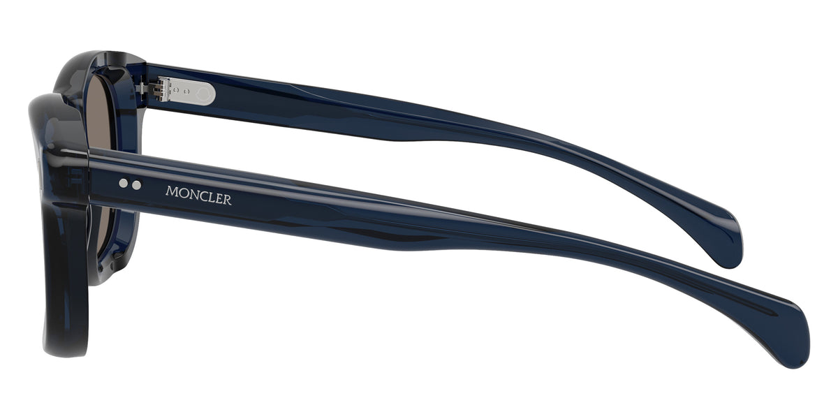 Moncler ME6034 Noirr 30206G 51 - Shiny Transparent Dark Blue / Mirrored Silver #id:me603430206g_s:102110