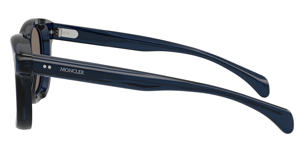 Moncler ME6034 Noirr 30206G 51 - Shiny Transparent Dark Blue / Mirrored Silver #id:me603430206g_s:102110