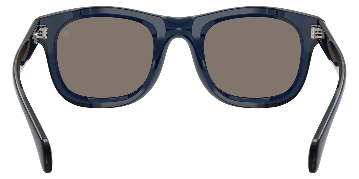 Moncler ME6034 Noirr 30206G 51 - Shiny Transparent Dark Blue / Mirrored Silver #id:me603430206g_s:102115