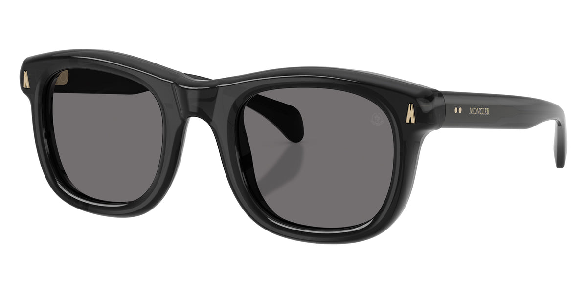 Moncler ME6034 Noirr 305081 51 - Shiny Transparent Dark Gray / Polarized Dark Gray #id:me6034305081_s:108105