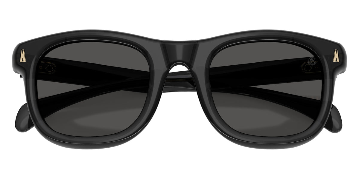 Moncler ME6034 Noirr 305087 51 - Shiny Transparent Dark Gray / Solid Dark Gray #id:me6034305087_s:110120