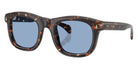Moncler ME6034F Noirr 304880 51 - Shiny Butter Havana / Solid Light Blue #id:me6034f304880_s:100105