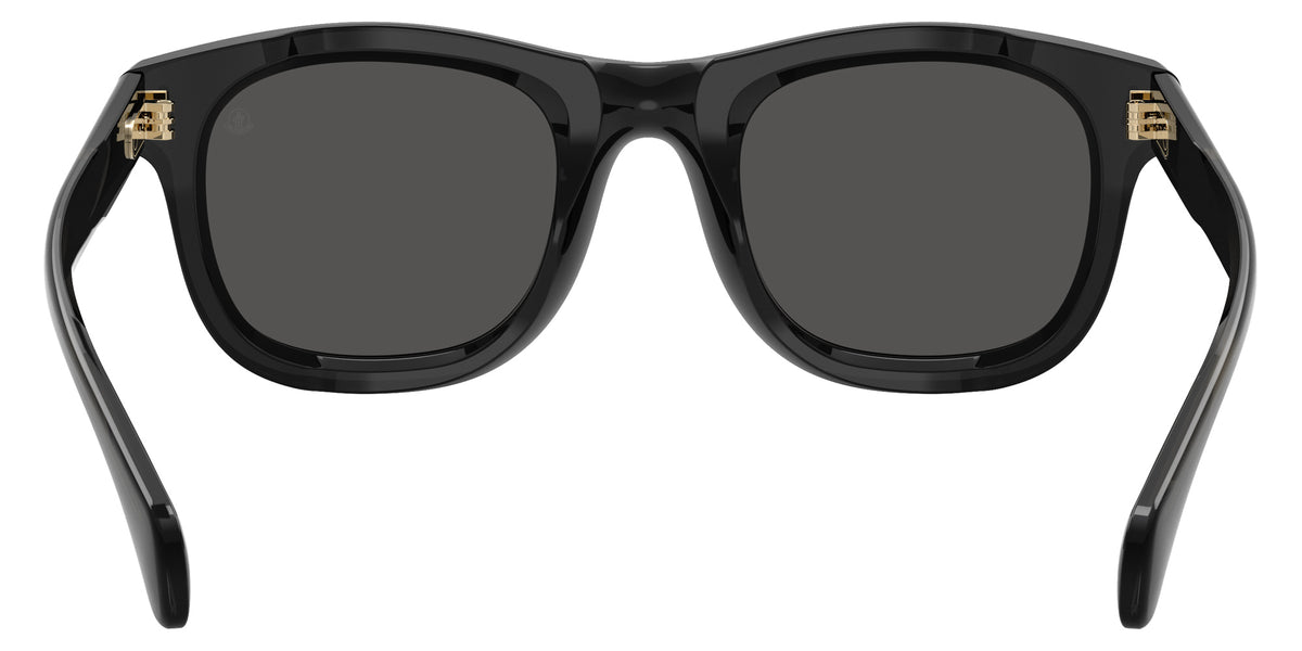 Moncler ME6034F Noirr 305087 51 - Shiny Transparent Dark Gray / Solid Dark Gray #id:me6034f305087_s:104115