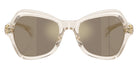Moncler ME6036U Elizia 30035A 53 - Shiny Transparent Off White / Light Brown Mirrored Gold #id:me6036u30035a_s:100100