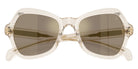 Moncler ME6036U Elizia 30035A 53 - Shiny Transparent Off White / Light Brown Mirrored Gold #id:me6036u30035a_s:100120
