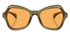 Moncler ME6036U Elizia 304985 53 - Shiny Olive Green / Solid Mustard #id:me6036u304985_s:102100