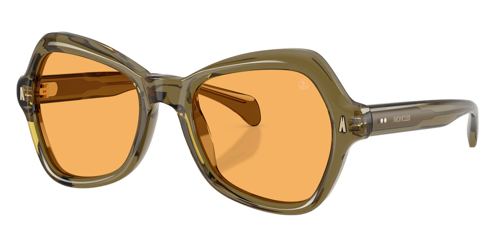 Moncler ME6036U Elizia 304985 53 - Shiny Olive Green / Solid Mustard #id:me6036u304985_s:102105