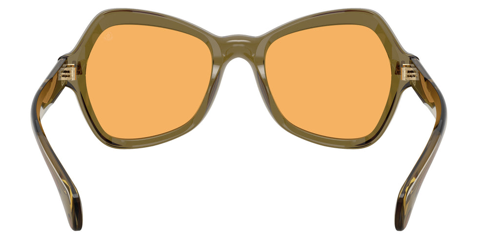 Moncler ME6036U Elizia 304985 53 - Shiny Olive Green / Solid Mustard #id:me6036u304985_s:102115