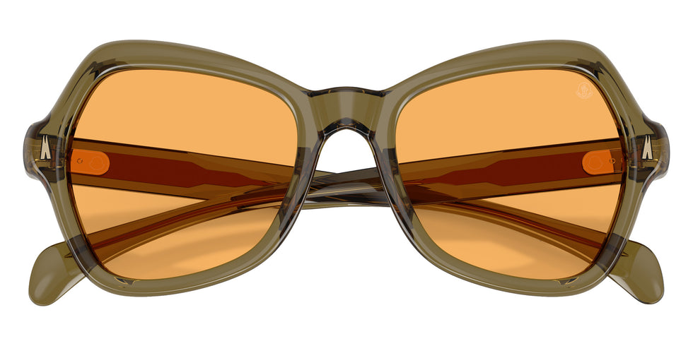 Moncler ME6036U Elizia 304985 53 - Shiny Olive Green / Solid Mustard #id:me6036u304985_s:102120