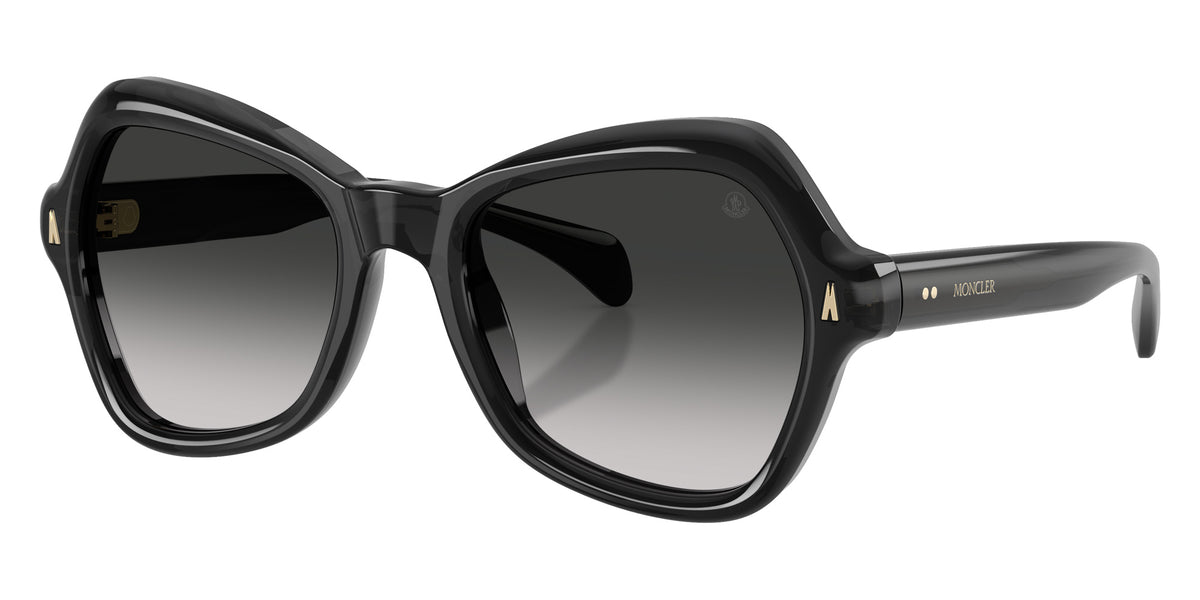 Moncler ME6036U Elizia 30503C 53 - Shiny Transparent Dark Gray / Gradient Dark Gray #id:me6036u30503c_s:104105