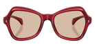 Moncler ME6036U Elizia 305393 53 - Shiny Transparent Red / Solid Light Pink #id:me6036u305393_s:106100