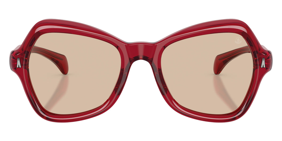 Moncler ME6036U Elizia 305393 53 - Shiny Transparent Red / Solid Light Pink #id:me6036u305393_s:106100