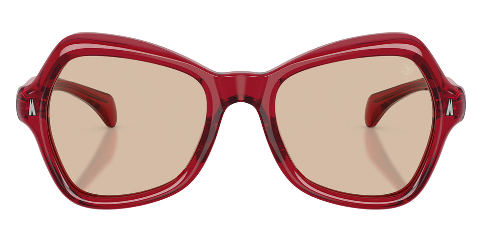Moncler ME6036U Elizia 305393 53 - Shiny Transparent Red / Solid Light Pink #id:me6036u305393_s:106100