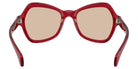 Moncler ME6036U Elizia 305393 53 - Shiny Transparent Red / Solid Light Pink #id:me6036u305393_s:106115