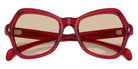 Moncler ME6036U Elizia 305393 53 - Shiny Transparent Red / Solid Light Pink #id:me6036u305393_s:106120