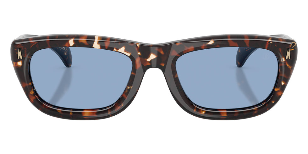 Moncler ME6037 Lido 304880 54 - Shiny Butter Havana / Solid Light Blue #id:me6037304880_s:102100
