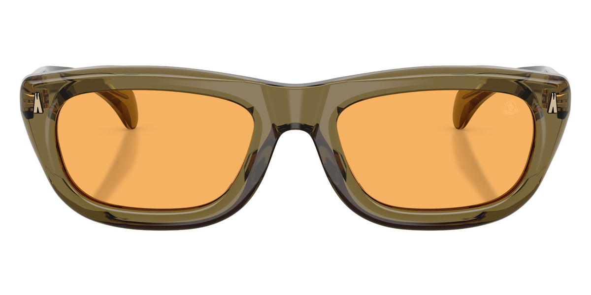 Moncler ME6037 Lido 304985 54 - Shiny Olive Green / Solid Mustard #id:me6037304985_s:104100