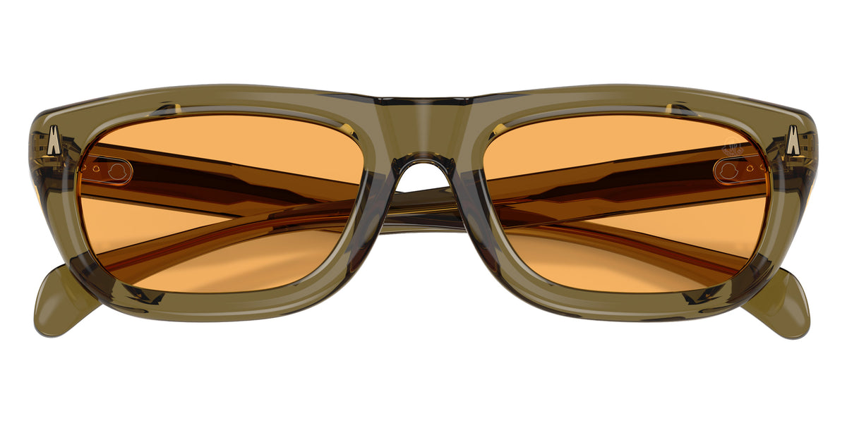 Moncler ME6037 Lido 304985 54 - Shiny Olive Green / Solid Mustard #id:me6037304985_s:104120