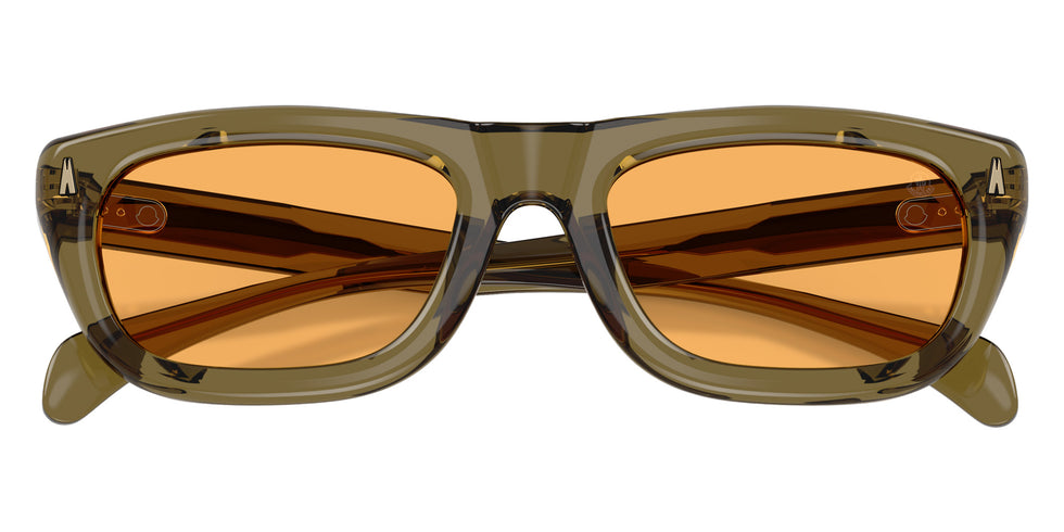 Moncler ME6037 Lido 304985 54 - Shiny Olive Green / Solid Mustard #id:me6037304985_s:104120