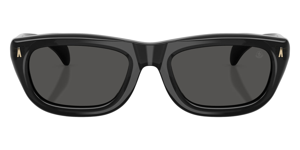 Moncler ME6037 Lido 305087 54 - Shiny Transparent Dark Gray / Solid Dark Gray #id:me6037305087_s:106100