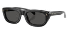 Moncler ME6037 Lido 305087 54 - Shiny Transparent Dark Gray / Solid Dark Gray #id:me6037305087_s:106105