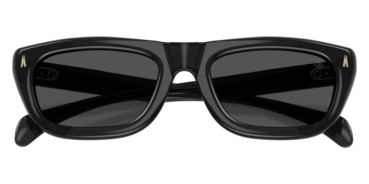 Moncler ME6037 Lido 305087 54 - Shiny Transparent Dark Gray / Solid Dark Gray #id:me6037305087_s:106120