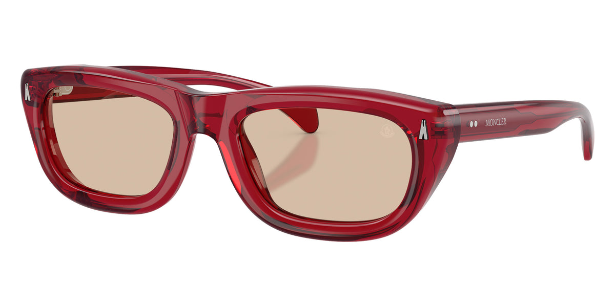 Moncler ME6037 Lido 305393 54 - Shiny Transparent Red / Solid Light Pink #id:me6037305393_s:108105