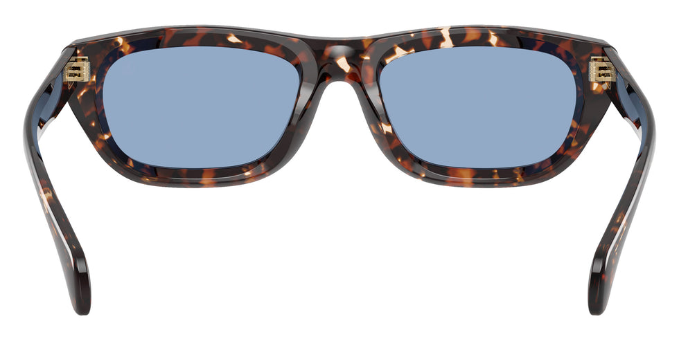 Moncler ME6037F Lido 304880 55 - Shiny Butter Havana / Solid Light Blue #id:me6037f304880_s:100115