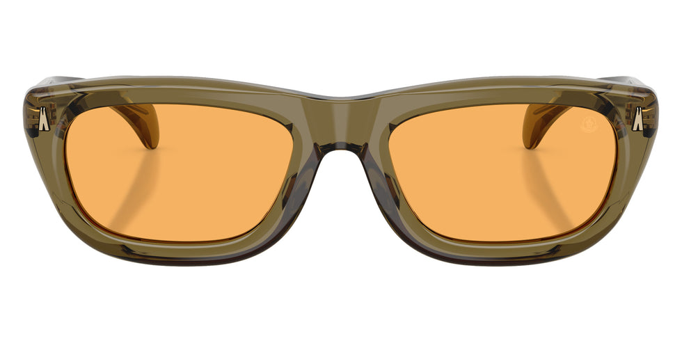 Moncler ME6037F Lido 304985 55 - Shiny Olive Green / Solid Mustard #id:me6037f304985_s:102100