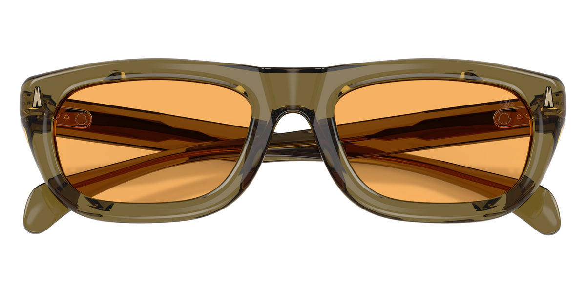 Moncler ME6037F Lido 304985 55 - Shiny Olive Green / Solid Mustard #id:me6037f304985_s:102120