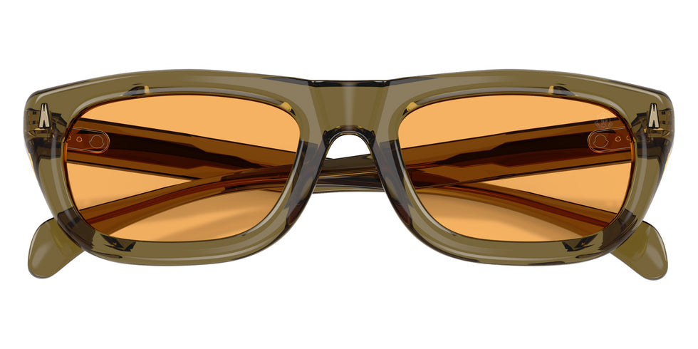 Moncler ME6037F Lido 304985 55 - Shiny Olive Green / Solid Mustard #id:me6037f304985_s:102120