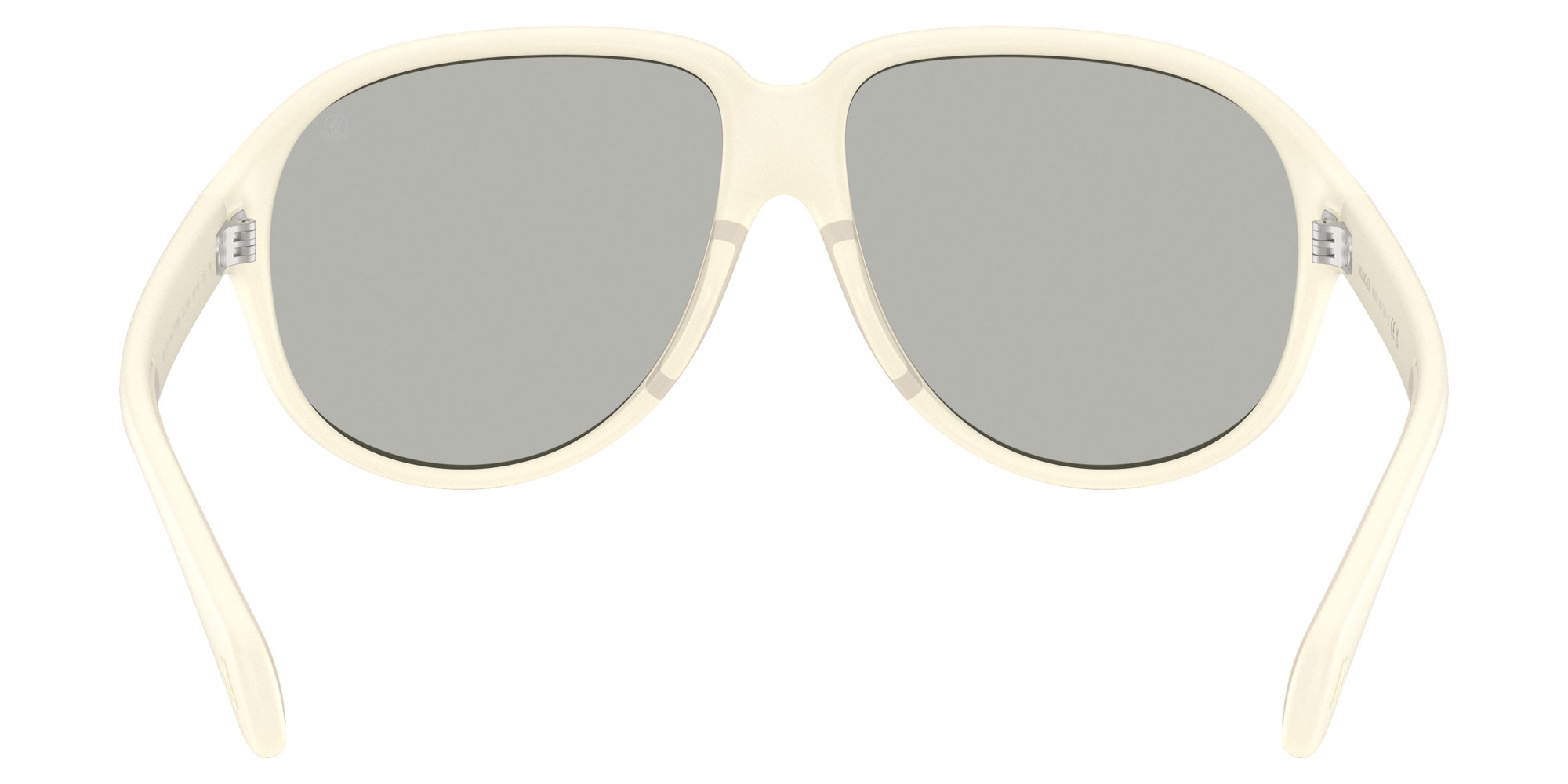 Moncler ME8001 Halcyonne 50028V 60 - Matte Butter / Clear Mirrored Silver #id:me800150028v_s:100115