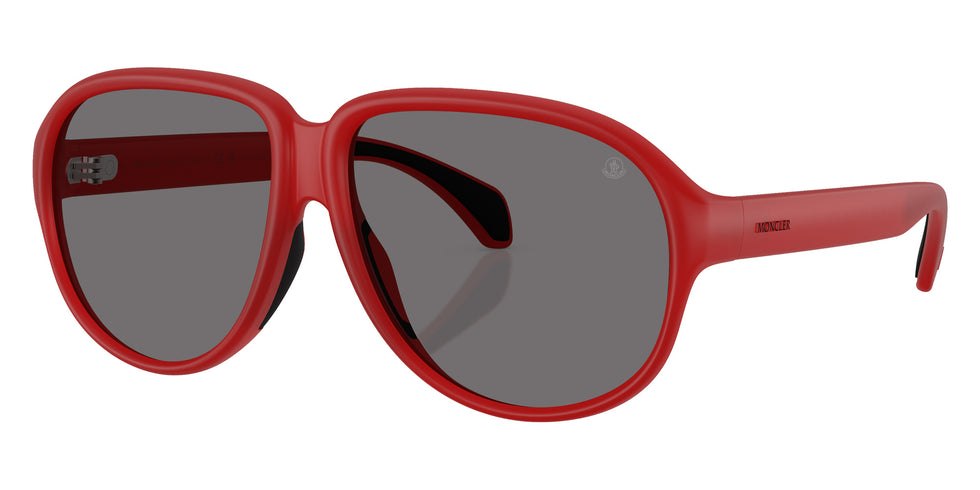 Moncler ME8001 Halcyonne 500581 60 - Milky Red / Polarized Dark Gray #id:me8001500581_s:102105
