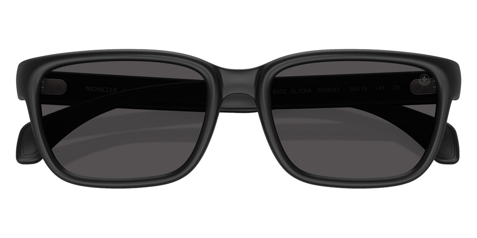 Moncler ME8002 Slicka 500687 55 - Matte Black / Dark Gray #id:me8002500687_s:100120