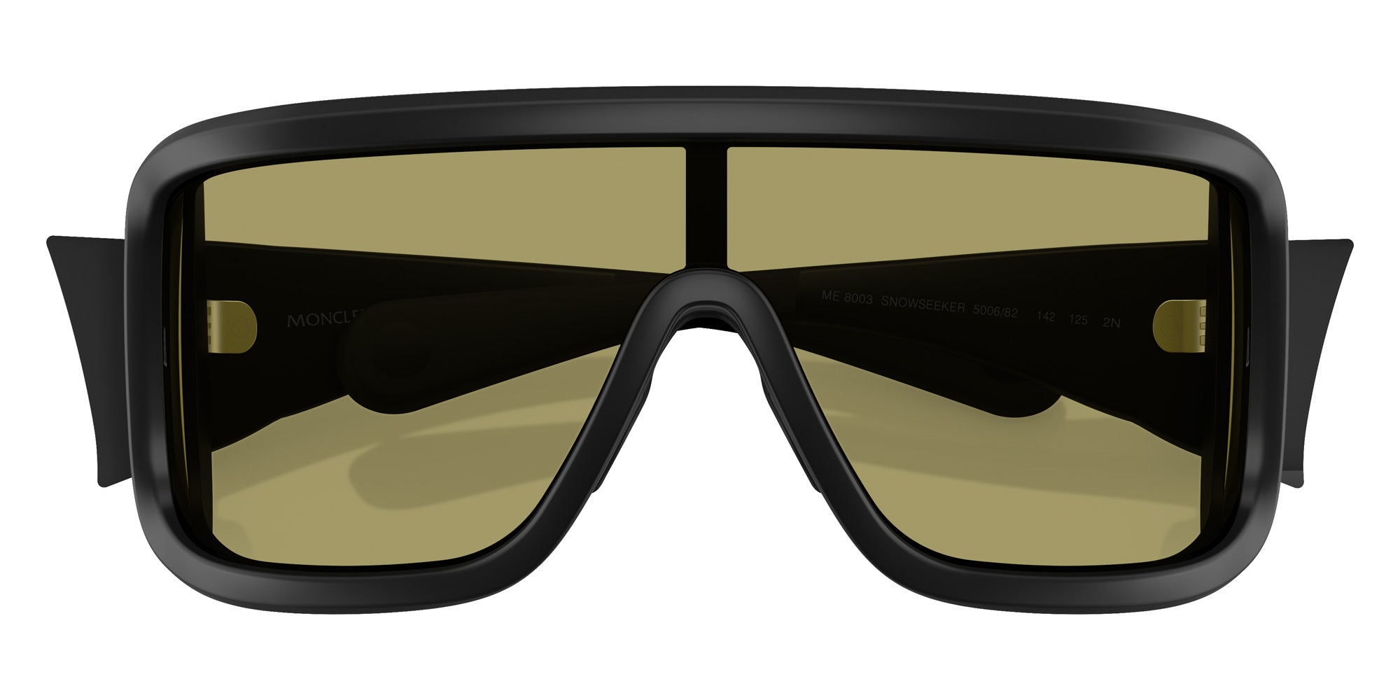 Moncler ME8003 Snowseeker 500682 142 - Matte Black / Green #id:me8003500682_s:100120