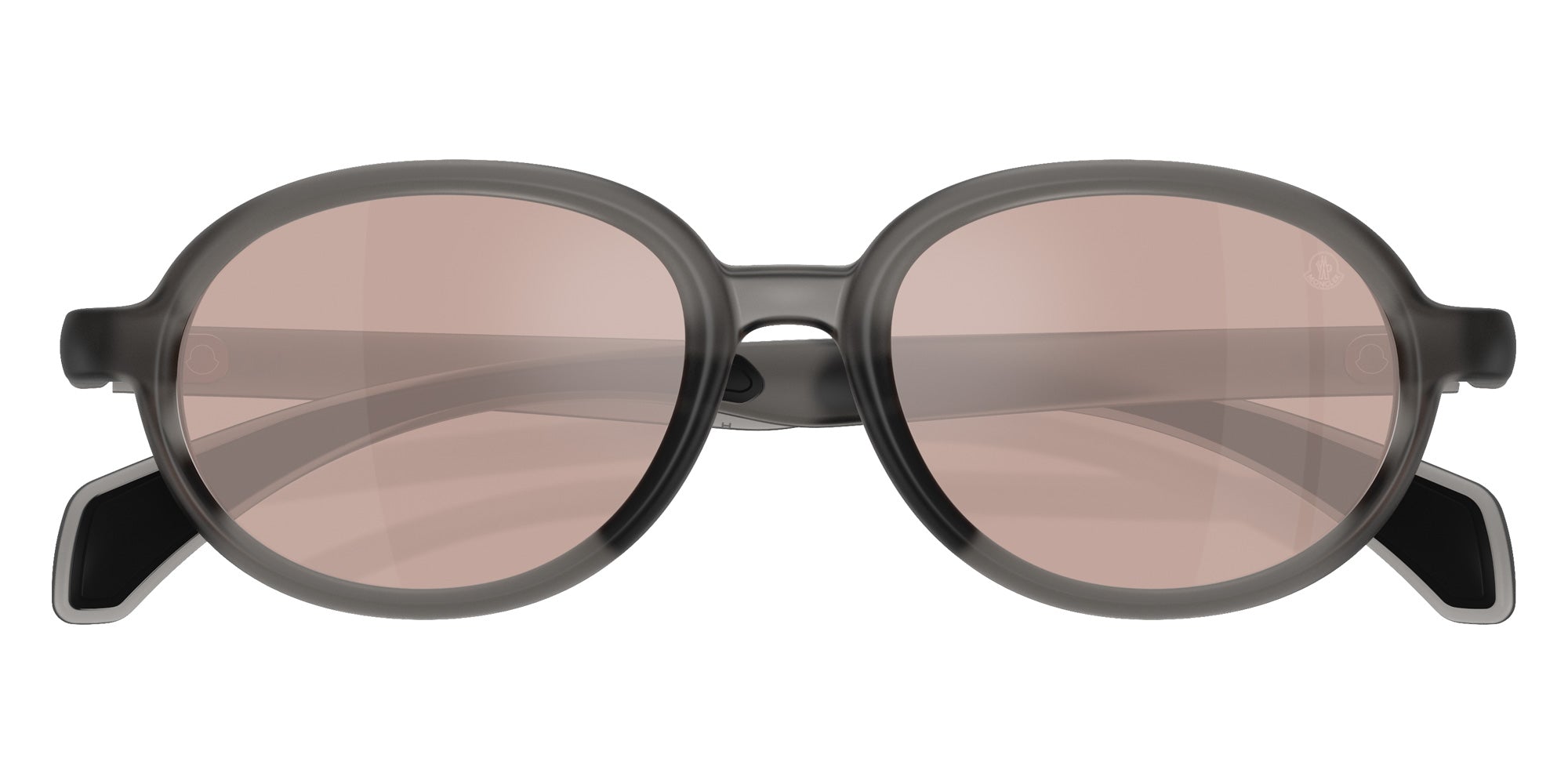 Moncler ME8006 Caprice 5007/5 51 - Shiny Gray / Light Pink Mirrored Silver #id:me800650075_s:102120