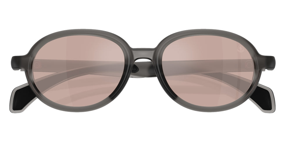 Moncler ME8006 Caprice 5007/5 51 - Shiny Gray / Light Pink Mirrored Silver #id:me800650075_s:102120
