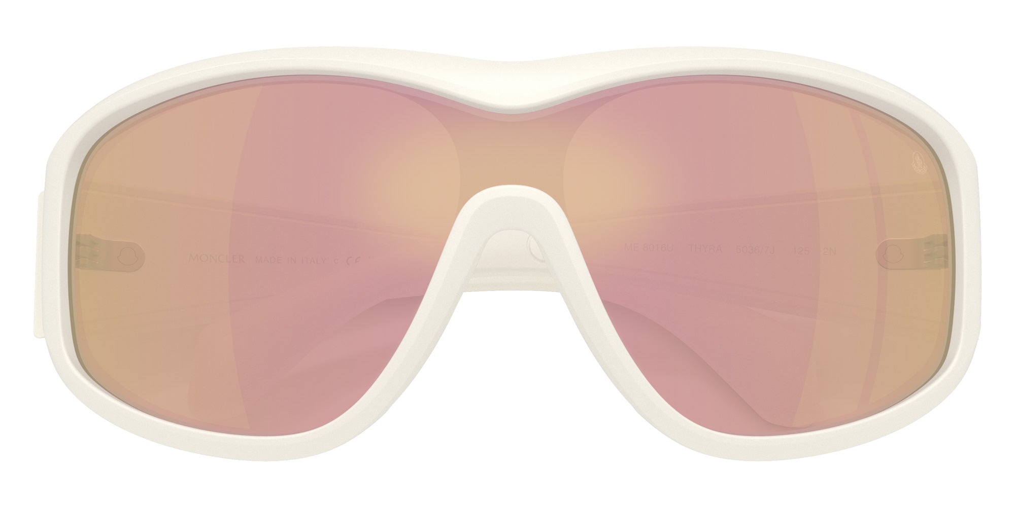 Moncler ME8016U Thyra 50367J 136 - Matte Vanilla / Brown Mirrored Gold #id:me8016u50367j_s:102120