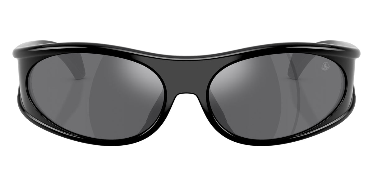 Moncler ME8021 50016G 64 - Shiny Black / Dark Gray Mirrored Silver #id:me802150016g_s:100100