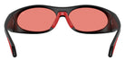 Moncler ME8021 504784 64 - Matte Black Rubberized / Solid Red #id:me8021504784_s:102115