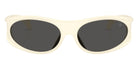 Moncler ME8021 504887 64 - Matte White Rubberized / Dark Gray #id:me8021504887_s:104100