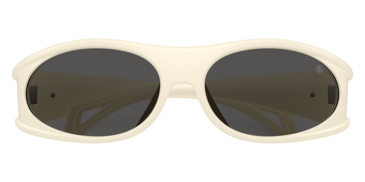 Moncler ME8021 504887 64 - Matte White Rubberized / Dark Gray #id:me8021504887_s:104120