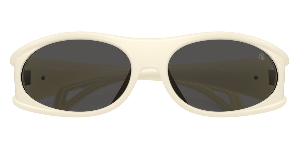 Moncler ME8021 504887 64 - Matte White Rubberized / Dark Gray #id:me8021504887_s:104120