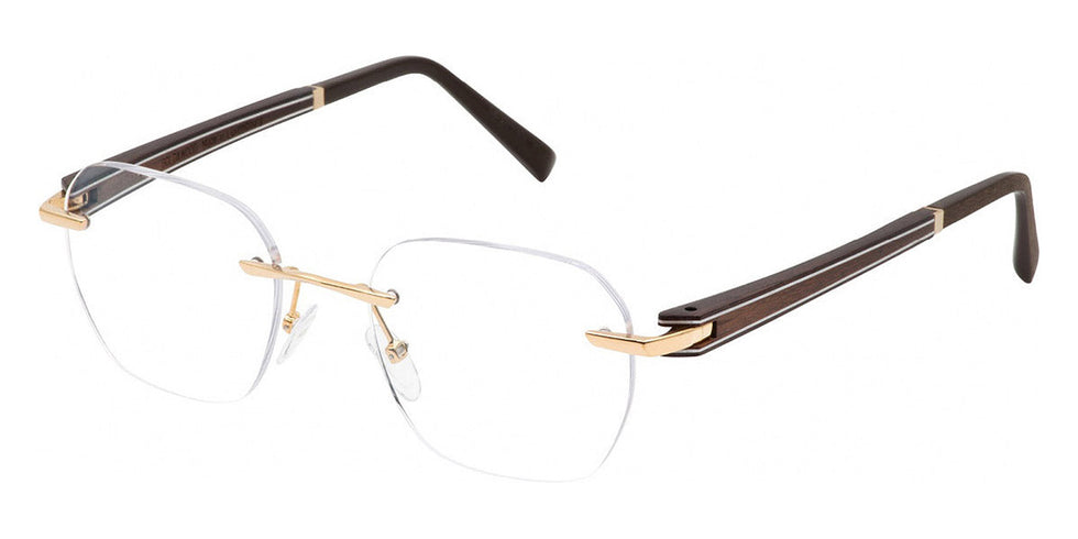 Gold & Wood GAW MERCURE 07 07.6.WCt76 48 - Shiny Champagne Gold/Wenge/Chestnut Tanganyika