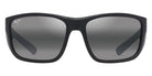 Maui Jim AMBERJACK 896-02 60 - Matte Black with Black Rubber #id:mji89602_s:106100