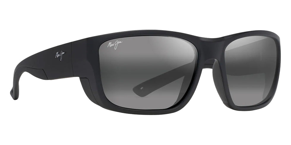Maui Jim AMBERJACK 896-02 60 - Matte Black with Black Rubber #id:mji89602_s:106105