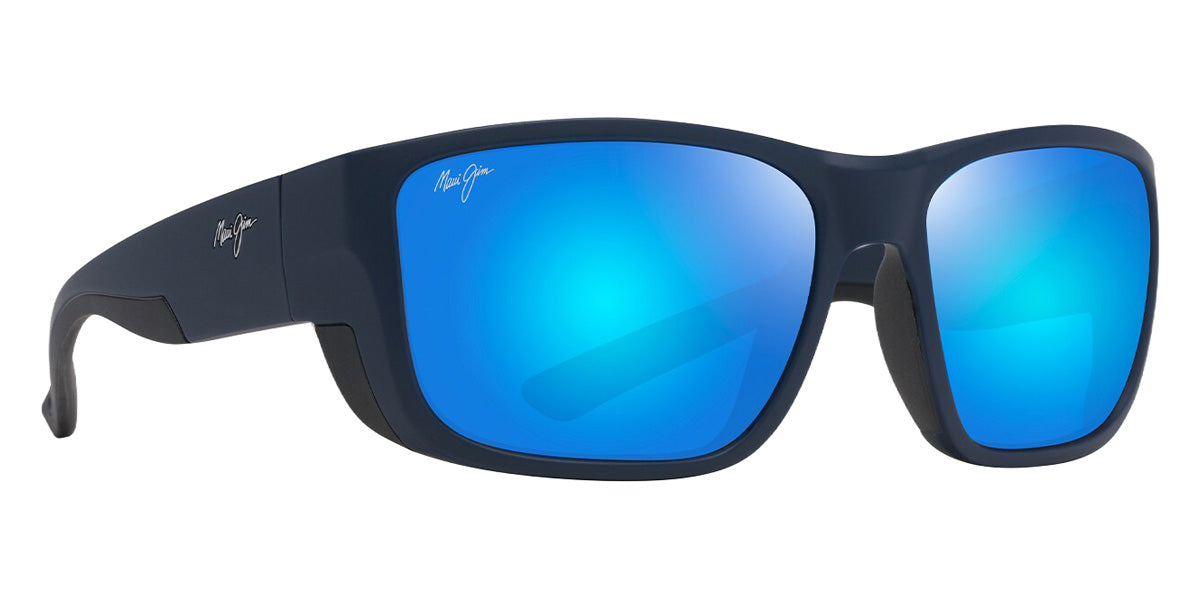 Maui Jim AMBERJACK B896-03 60 - Matte Dark Navy with Black Rubber #id:mjib89603_s:120105