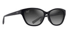 Maui Jim PŪNONO GS344-02 54 - Shiny Black #id:mjigs34402_s:106105